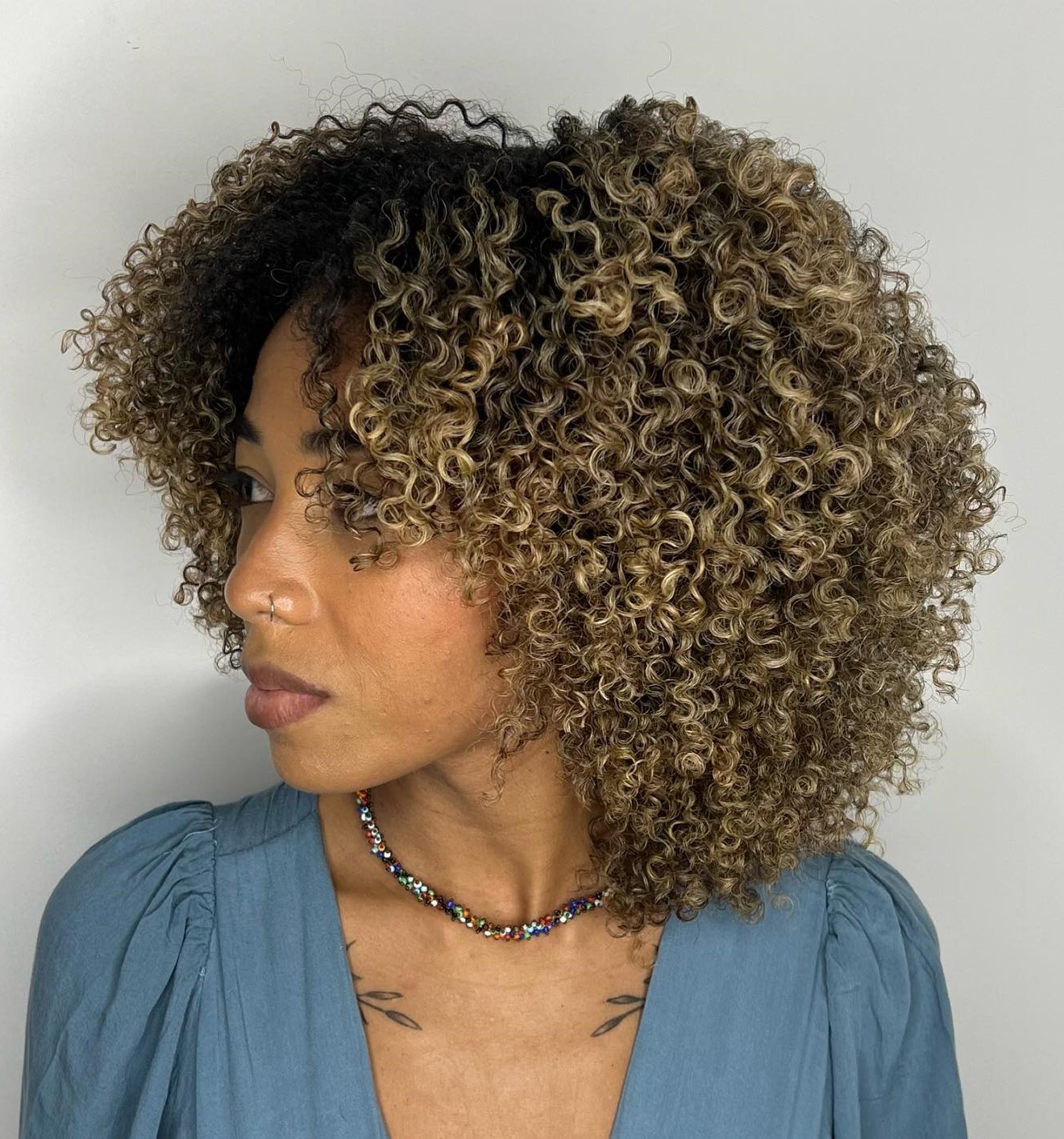 Layered Lob for Afro Textured Hair